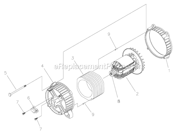 Page A Diagram and Parts List for 030343-0  Briggs and Stratton Generator